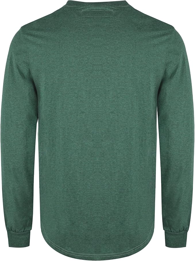 BOCOMAL FR Shirts 6oz Lightweight Flame Resistant Long Sleeve Henley Shirt Fire Retardant Workwear NFPA2112 CAT2