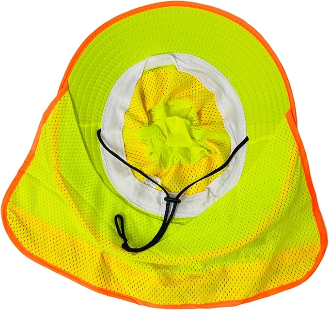 Packable and Adjustable Reflective Neon Boonie Sun Hat
