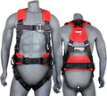 AFP Demon Comfortable Fall Protection Harness Kit – OSHA/ANSI PPE Full Body Safety Harness for Construction Work