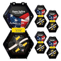 Open Splice Junction Box 5-Pack | UL 514C | One-Piece Polycarbonate Box, Code-Approved, Durable DIY Electrical Splice Enclosure in Black | Fast Installation for Safe Wiring Connections