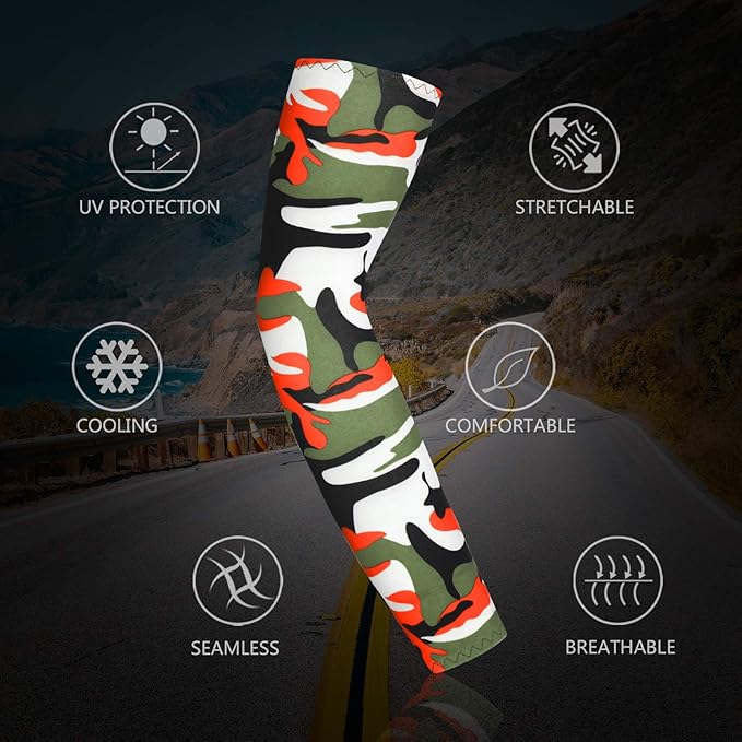 12 Sets UV Protection Face Covering Neck Gaiter Scarf and Ice Silk Cooling Arm Sleeves for Summer