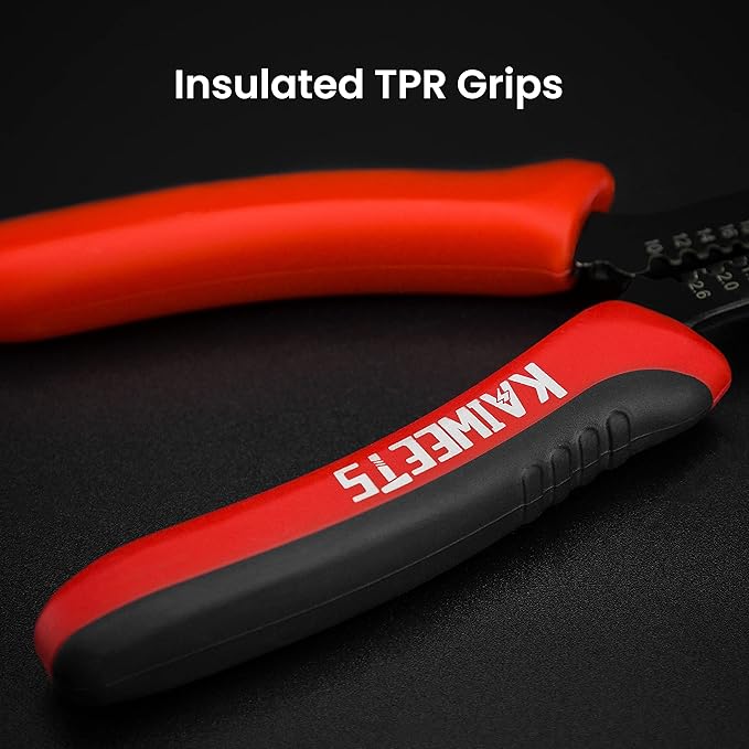 KAIWEETS Wire Cutters 6-Inch Flush Pliers with Supplementary Stripping, Cutting Pliers, Handy and Slim Diagonal Cutters, Sharp Snip