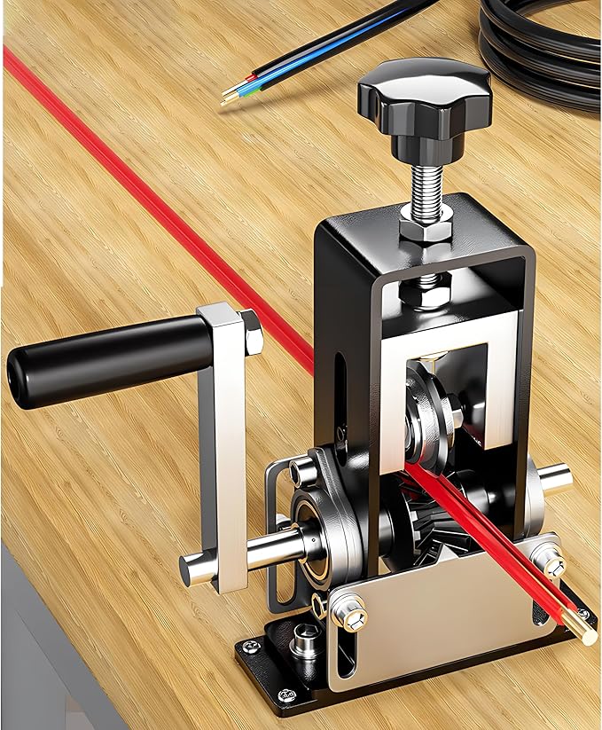 Manual Wire Stripping Powered Wire Stripper Machine Copper Wire Stripper Drill Portable Electric Wire Stripping Tool 0.1"-1" Efficient Scrap Copper Recycling