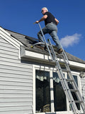 Safety Rails and Standoff for Ladder Extension - Stabilizer for Fall Protection