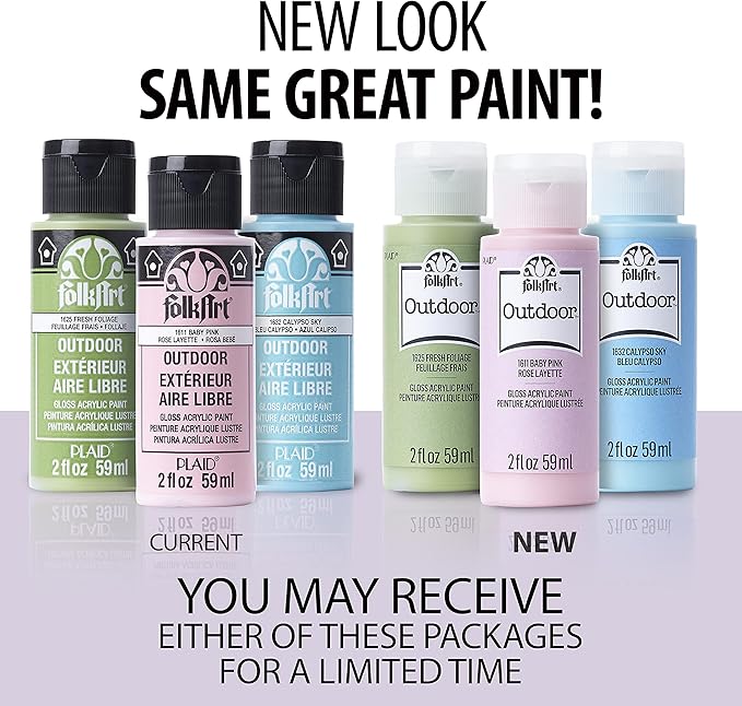 FolkArt Outdoor Acrylic Paint, Maple Syrup, 2 Ounces