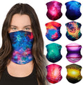 Sojourner Neck Gaiter, Bandana, Buff (9 Pack) - Face Cover for Men, Women, and Teens - Neck Warmer UV Sun Protection Gator