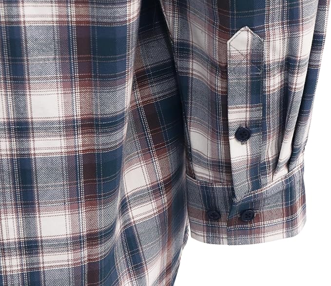VATRENUS FR Shirts for Men 6.5oz Button Down Flame Resistant 100% Cotton Men's Pre-Washed Fire Retardant Work Shirt