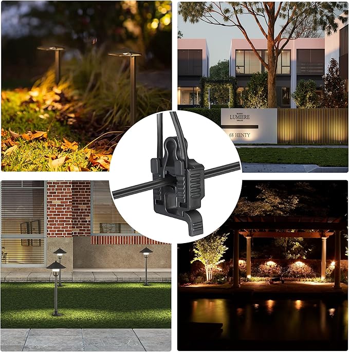 EDISHINE 20-Pack Low Voltage Wire Connector, Landscape Lighting Cable Connectors Waterproof for Pathway Light/Spotlight/In-ground Lighting, 12/14/16/18 Gauge Cables, UL Listed