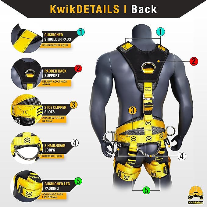 KwikSafety - Charlotte, NC - MANDRILL & CANOPY KING Climbing Harness | Half Body, Full Body | Meets EN & CE