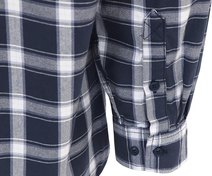 VATRENUS FR Shirts for Men 6.5oz Button Down Flame Resistant 100% Cotton Men's Pre-Washed Fire Retardant Work Shirt