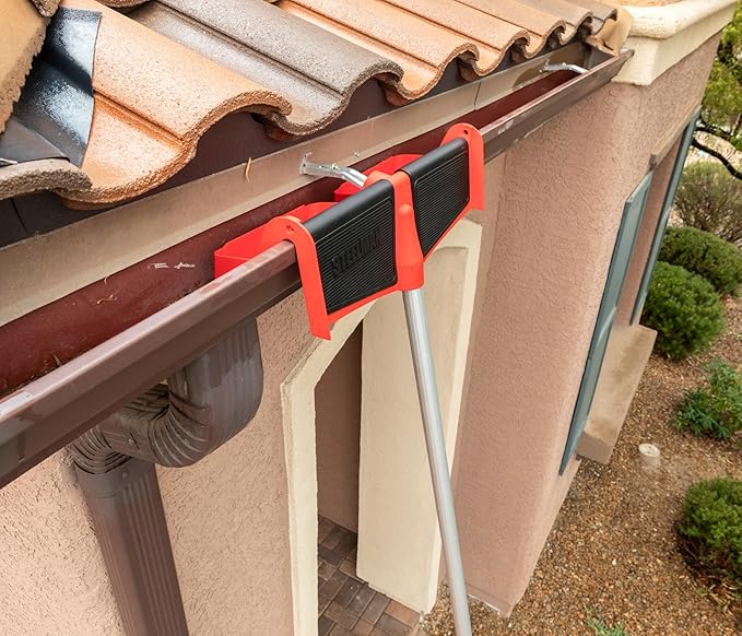 Steelman Gutter Guard and Ladder Stabilizer, Protect Gutters from Scratches and Dents, Improve Roof Access Safety (61311)