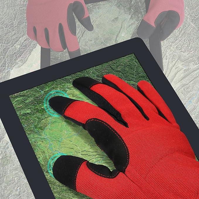 High Performance Work Gloves For Men(3 Pairs Pack), High Dexterity Touch Screen For Multipurpose,Excellent Grip (XX-Large)