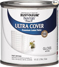 Rust-Oleum 1992730-6PK Painter's Touch Latex Paint, Half Pint, Gloss White, 8 Fl Oz (Pack of 6)