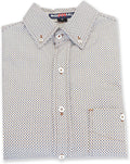 BOCOMAL FR Shirts for Men Printed Plaid Flame Resistant Clothing 6.5oz Cotton Button Up Welding Shirts NFPA2112 CAT2