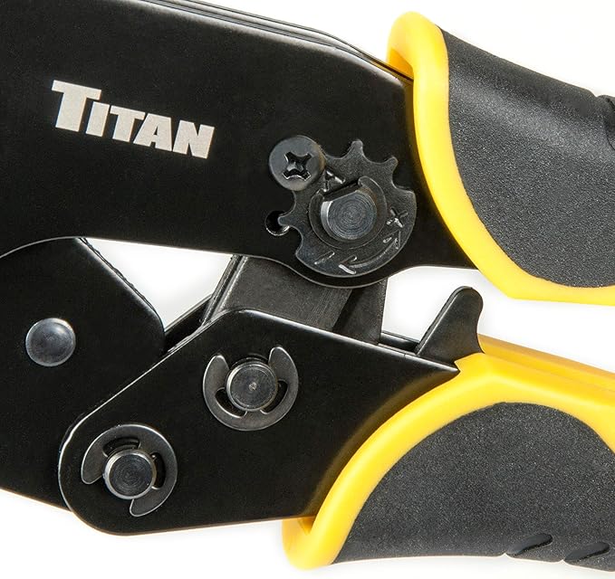 Titan 11950 Ratcheting Wire Terminal Crimping Set, 7-Piece