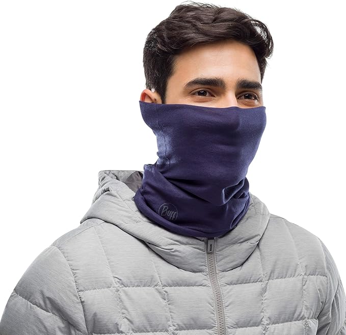 BUFF Original EcoStretch Neck Gaiter, UPF 50 Sun Protection, Breathable, Versatile, Quick Dry, Solid Colors, Adult Size