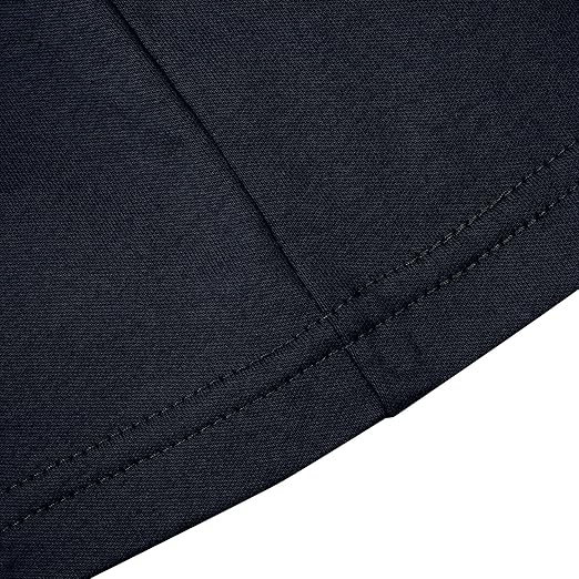 Oberon FR Arc Rated Safety Shirt For Men - Flame Resistant Cotton T-shirt - 11 Cal - Chest Pocket - Navy Blue, Gray