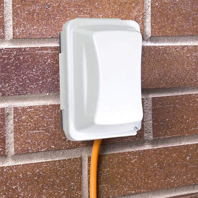 TayMac MM410W Single-Gang Horizontal/Vertical Mount Weatherproof In-Use Cover, 16" 1, 2.75 ", White (Pack of 10)