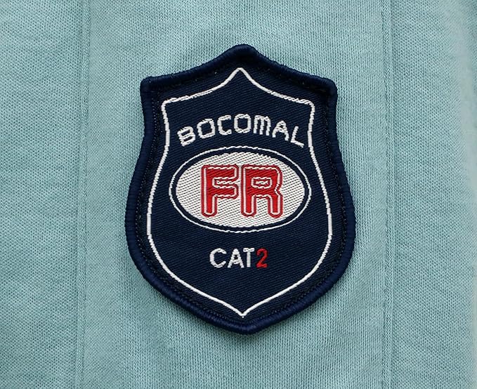 BOCOMAL FR Shirts 5.5oz Light Weight Henley and Short Sleeve Flame Resistant/Fire Retardant Clothing Shirt