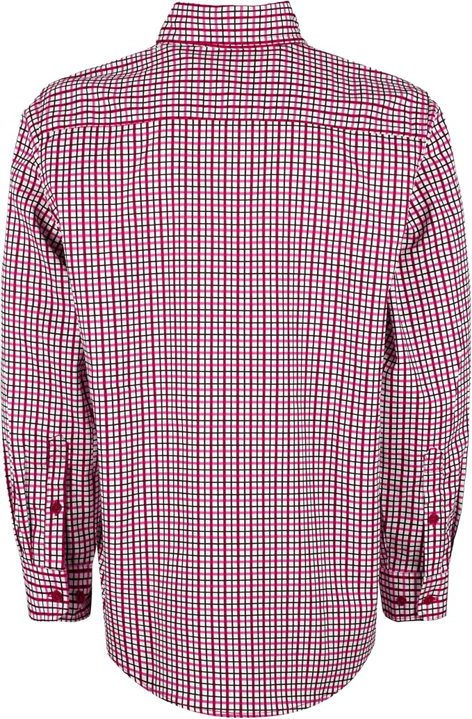 KONRECO FR Shirts for Men 100% Cotton 6.5oz Fire Resistant Lightweight Men's Plaid Work Shirts
