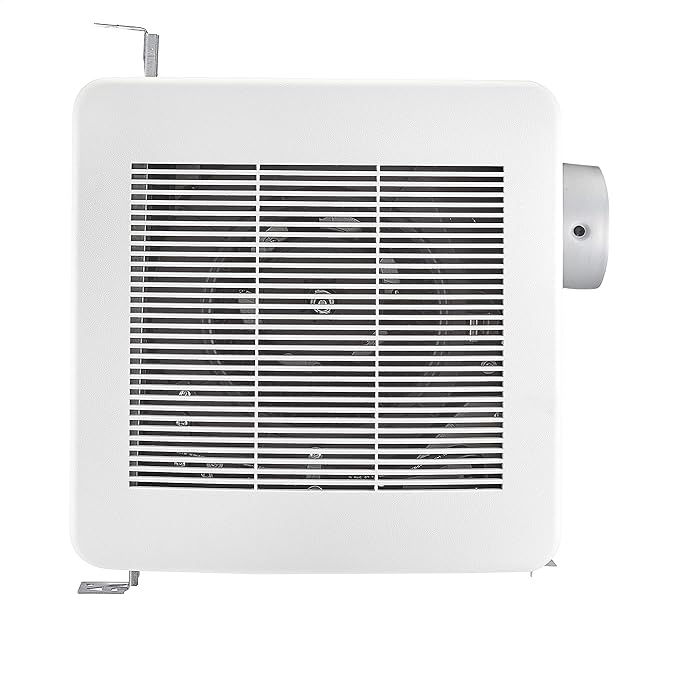 Amazon Basics AB-BV100 Bathroom Exhaust Fan, 110 CFM, 1.0 Sone, Ultra Quiet Operation, ENERGY STAR Certified, White
