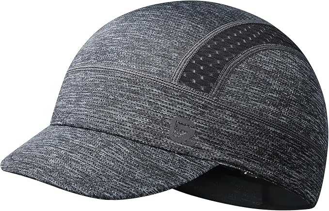 GADIEMKENSD Cooling Cycling Cap, Skull Cap Helmet Liner with Flip Brim, Sun Protection Running Under Helmet for Men Women