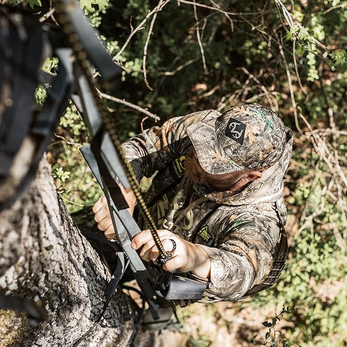 Hunter Safety System Lifeline – Treestand Safety Rope System with Ground-to-Stand Fall Protection & Silent Climbing