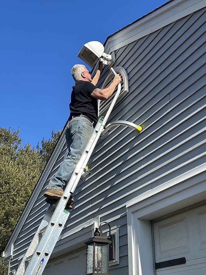 Safety Rails and Standoff for Ladder Extension - Stabilizer for Fall Protection