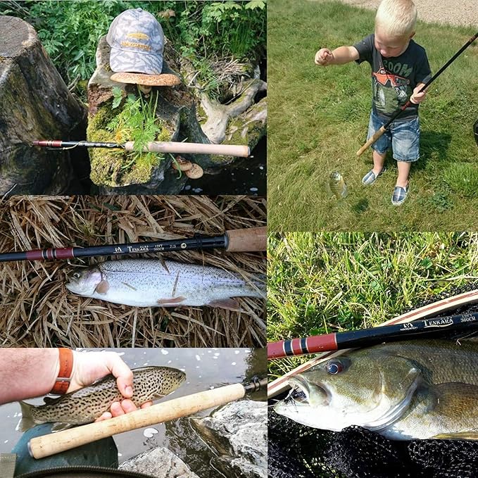Maxcatch Tenkara Fishing Rod and Combo 9/10/11/12/13ft/Triple Zoom 8'10''/9'9''/10'6'',10'8''/11'10''/12'9''