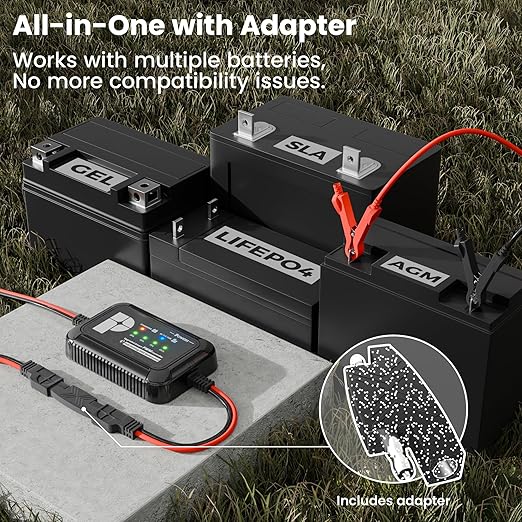 POWOXI Solar Panels Charge Controller, PWM 10A Battery Regulator for 12V Solar Battery Charger, Solar Battery Maintainer and 12 Volt Batteries Power Kit
