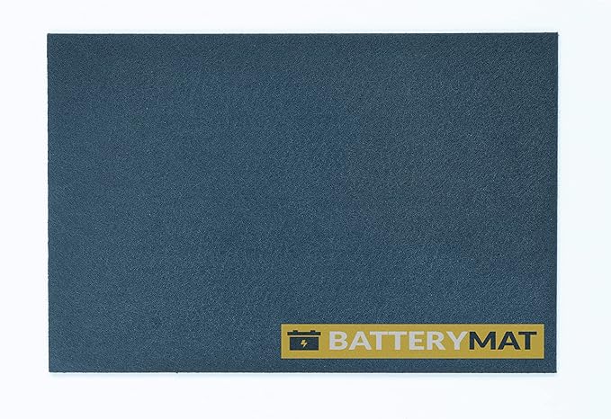 The Original Battery Mat® - Battery Protective Mat - 8" x 12" Black