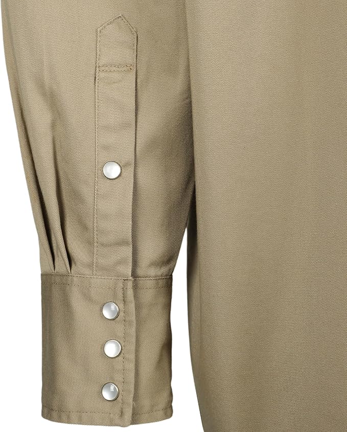 Titicaca FR Shirts for Men 6.5oz Lightweight Flame Resistant Button Down Work Shirt Fire Retardant Welding Shirt