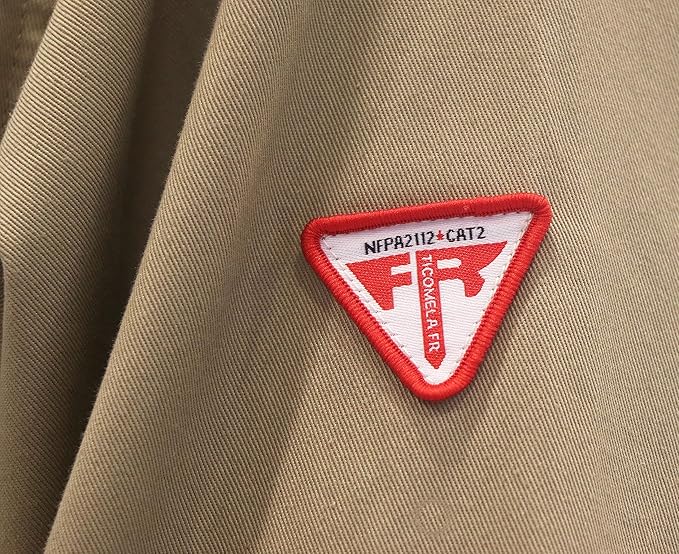 TICOMELA FR Shirts for Men Flame Resistant/Fire Retardant Shirt NFPA2112 7.5oz Men's Welding Shirt
