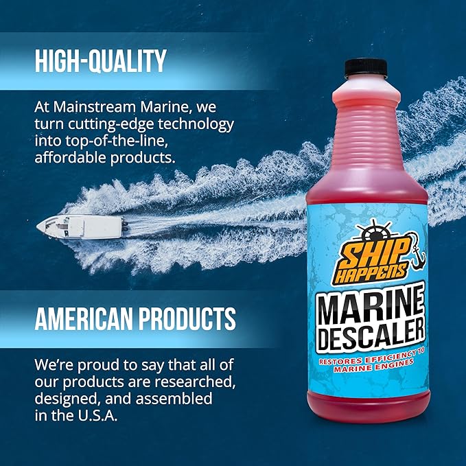 Descaler Solution, Multi-Purpose Descaling Solvent, Bio-Growth, Marine Boat Engine Flush and A/C Systems