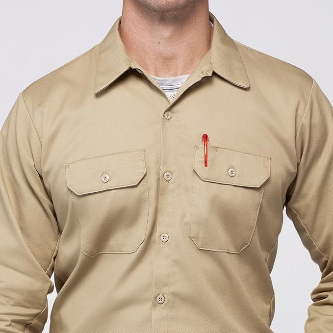 Bulwark FR Unisex Adult Flame Resistant Cotton Work Shirt