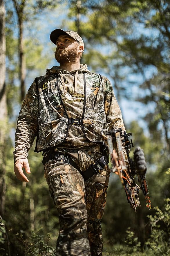 Hunter Safety System TreeStalker II Harness: Lightweight Tree Stand Safety Harness for Hunting, All-Season Fit