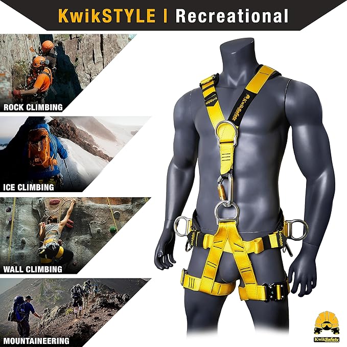 KwikSafety - Charlotte, NC - MANDRILL & CANOPY KING Climbing Harness | Half Body, Full Body | Meets EN & CE