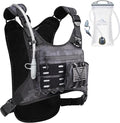 Running Vest with 2L Water Bladder, Hydration Backpack, USA Original Patent, Lightweight Hydration Pack with Gear Holder, Reflective Chest Pack for Men Women for Marathon