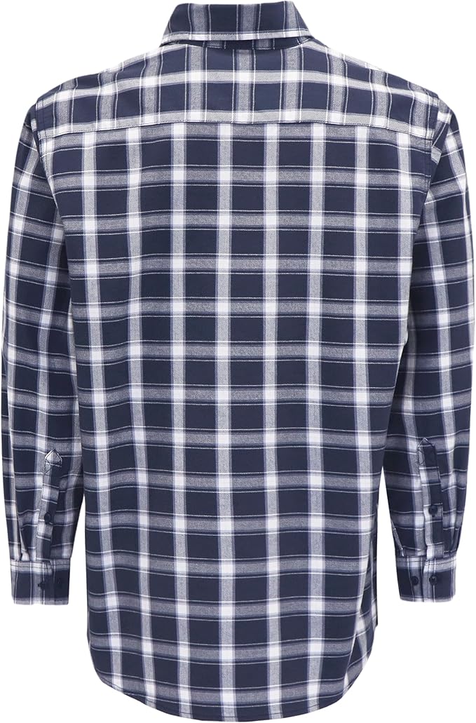 VATRENUS FR Shirts for Men 6.5oz Button Down Flame Resistant 100% Cotton Men's Pre-Washed Fire Retardant Work Shirt