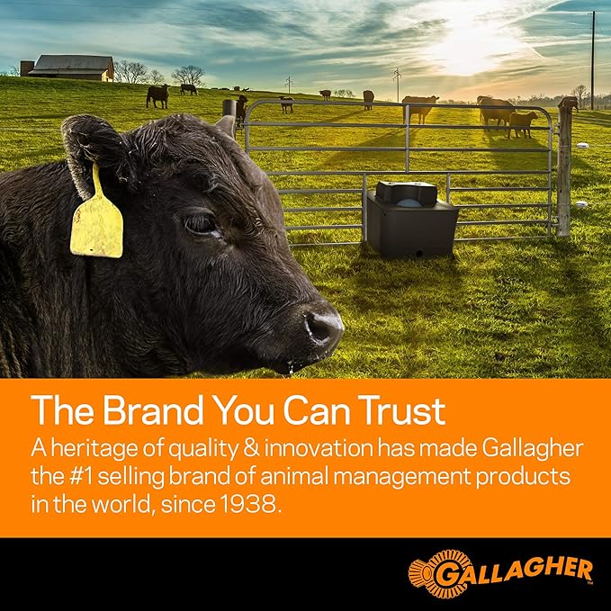 Gallagher Digital Volt Meter | Electric Fence Voltage Reader to Test, Trace & Diagnose Shorts and Faults |Auto Turn-On Indication | Easy Installation | Tough and Water Resistant