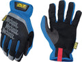 Mechanix Wear FastFit Work Gloves - Anti-Slip & Abrasion Resistant Heavy Duty Gloves - Touchscreen Compatible - Vibration Damping - Multipurpose Use - Small - Blue
