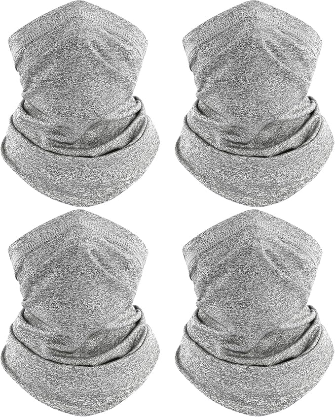 TICONN Neck Gaiter Face Cover Scarf, Neck Warmer Breathable Sun & Wind-proof for Skiing Fishing Hiking Cycling