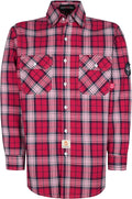 BOCOMAL FR Shirts for Men Flame Resistant Light Weight NFPA2112 Fire Retardant Welding Shirt Water & Oil Repellent Finish