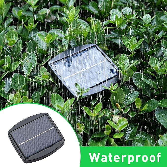 1.2W LED Solar Panel for Patio Umbrella with 4-Pin Connector, Square Solar Charging Panel, Only for Umbrellas in OVASTLKUY Stores