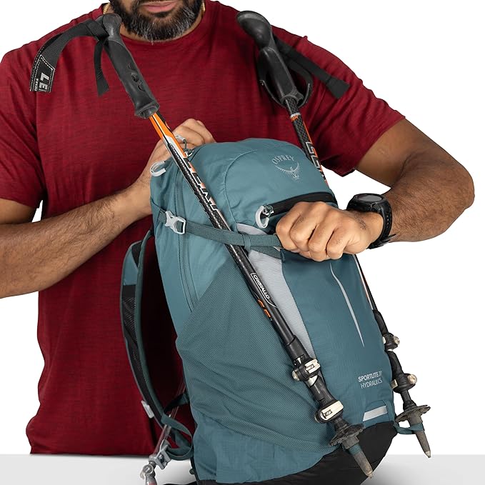 Osprey Sportlite Lightweight Hiking Backpack with Hydraulics Reservoir for Men & Women - Everyday Hydration Travel Bag