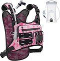 Running Vest with 2L Water Bladder, Hydration Backpack, USA Original Patent, Lightweight Hydration Pack with Gear Holder, Reflective Chest Pack for Men Women for Marathon