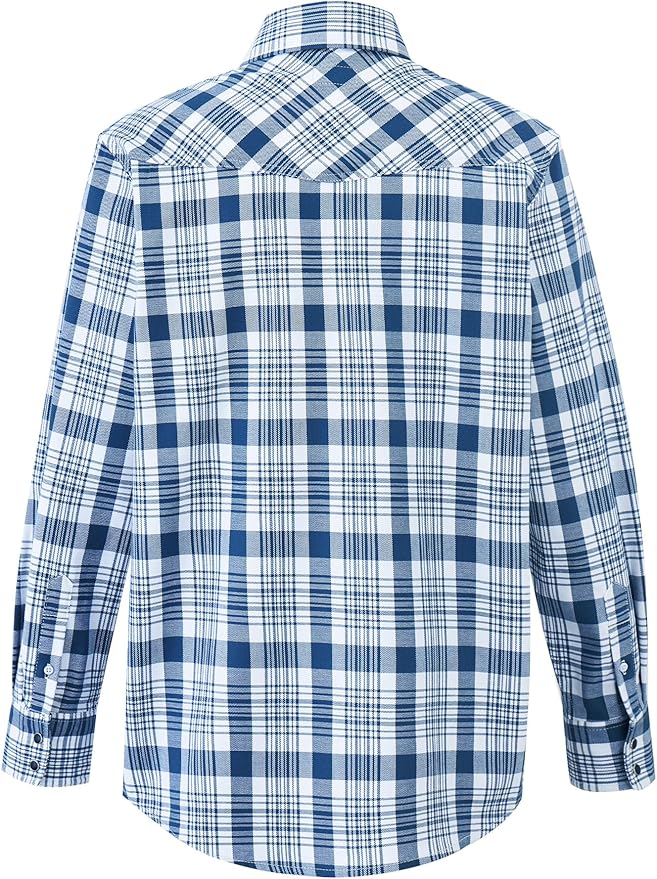 FR Ripstop & Waterproof Welding Shirts for Men 6.5oz Long Sleeve Button Down Fire Retardant 100% Cotton shirts CAT2