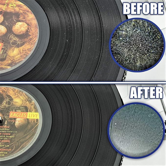 Concentrate Cleaner (2oz) w/NO ALCOHOL - SAFE FOR YOUR RECORDS!! Makes a FULL Gallon (128 oz) of Record Cleaning Solution (Part of The Record Cleaning Kit) (2oz)