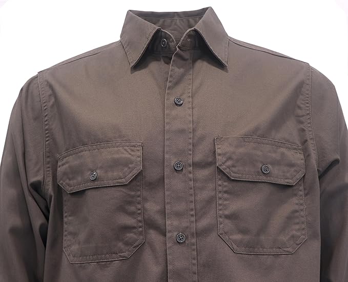 TICOMELA FR Shirts for Men Flame Resistant/Fire Retardant Shirt NFPA2112 7.5oz Men's Welding Shirt