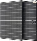 400 Watt Solar Panels, N-Type 16BB 2PCS 400W Bifacial Solar Panel, 25% High Efficiency Solar Module for Homes Rooftop Power Station Farm RV and Off-Grid Applications